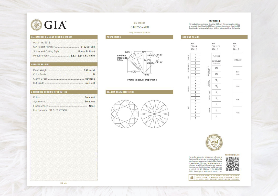 GIA證書線上查詢步驟三 GIA Report check