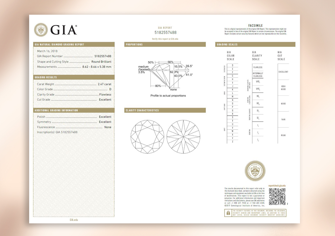 GIA證書線上查詢步驟三 GIA Report check